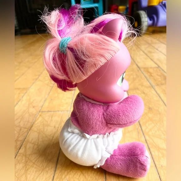 My Little Pony Vintage 2009 Y2K Baby 9" Hasbro Talking Plush Toy - Picture 4 of 7
